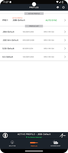 Bushnell Ballistics Screen 3