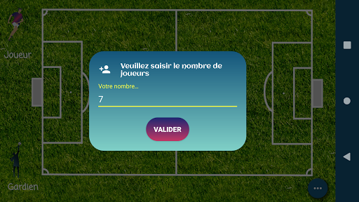 Aperçu de l'application