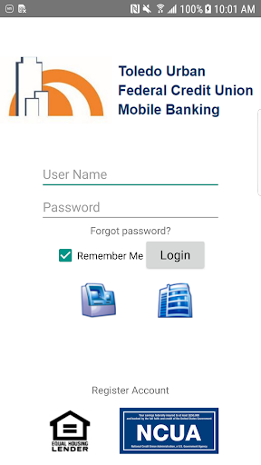 Android application Toledo Urban FCU Mobile screenshort