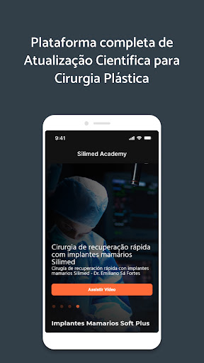 Android application Silimed Academy screenshort