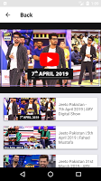 screenshot of Jeeto Pakistan Shows