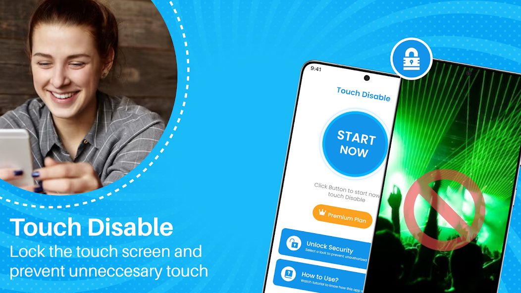 Play Store Touch Disable App