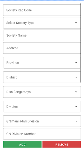 Sanasa Big Data Collection Screen 2