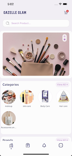 Android application Gazelle Glam screenshort