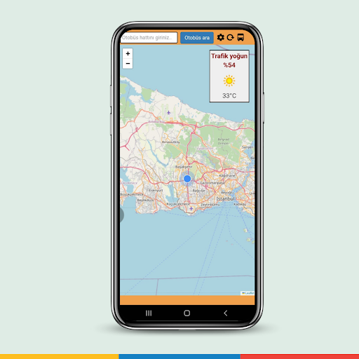 Android application İstanbul Otobüs Takip screenshort