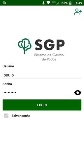 Android application SGP - Gestão de Podas screenshort