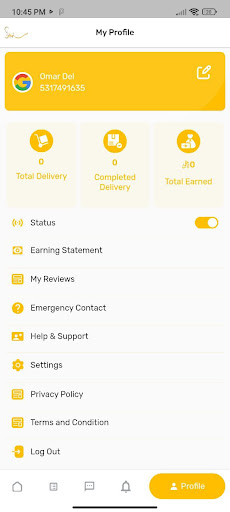 Stiletto Qatar Delivery Screen 3