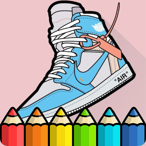 Coloring Sneaker Craft