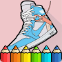 Coloring Sneaker Craft