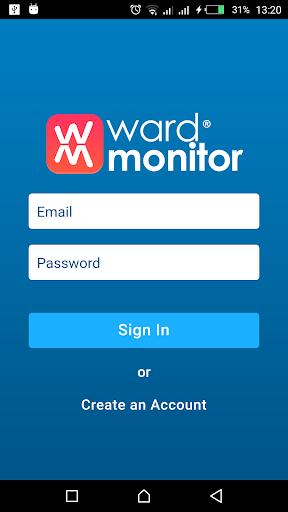 Android application Ward Monitor screenshort