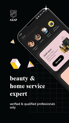 Android application AZAP : Beauty & Homes Services screenshort