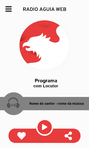 Rádio Águia Web Screenshot 1 - AppWisp.com