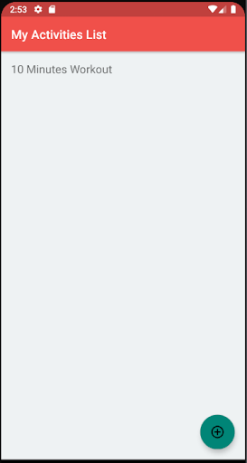 Activity Timer Screen 3