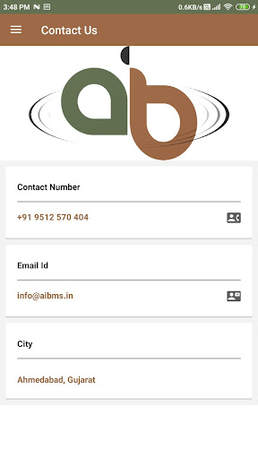 AIBMS App Screen 2