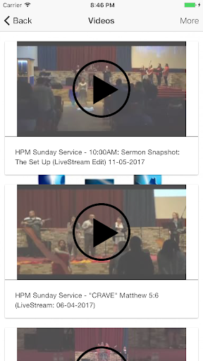 Android application HPM Higher Place screenshort