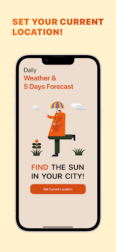 Android application The Weather App screenshort