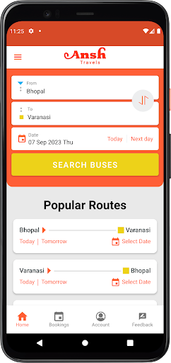 Ansh Travels Screen 2
