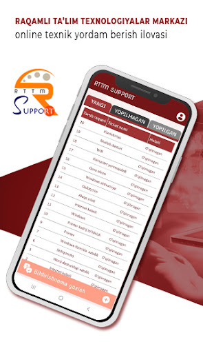 RTTM Support Screen 3