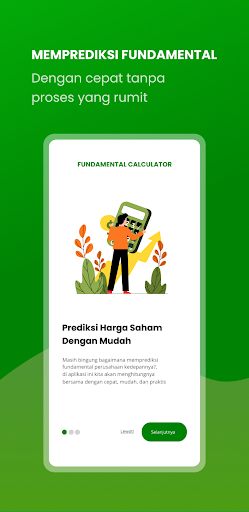 Android application Fundamental Kalkulator screenshort