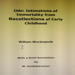 Icon image Ode: Intimations of Immortality from Recollections of Early Childhood