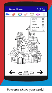 كيفية رسم منزل خطوة بخطوة 5