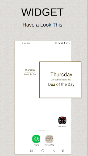 Android application Today's Dua screenshort