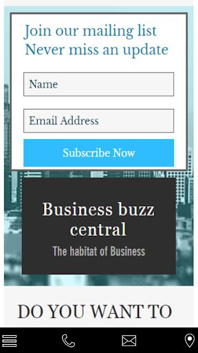 Android application bizz central screenshort