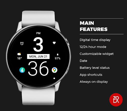 Simply Watch Face Screen 2