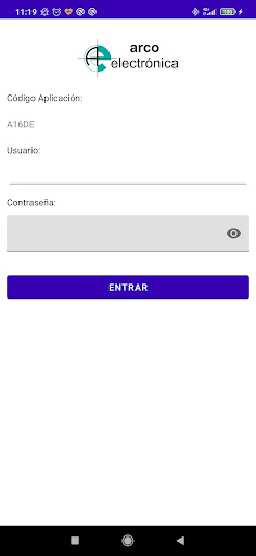 Android application ArcoTrack screenshort