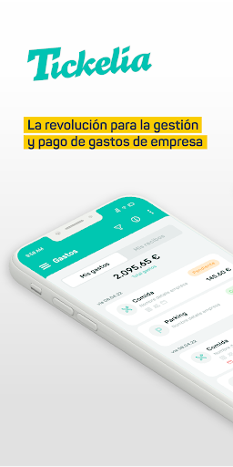 Android application Tickelia 2.0 - Notas de gastos screenshort