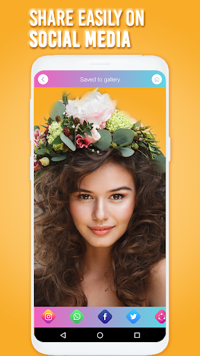 Crown Photo Heart Sticker Came