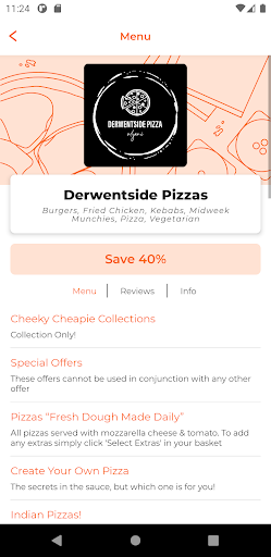 Derwentside Pizza DH8 Screen 2