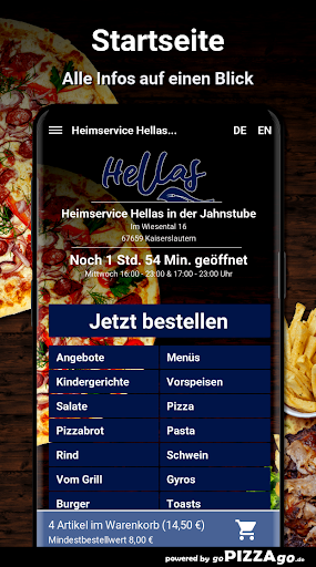 Heimservice Hellas in der Jahn Screen 2