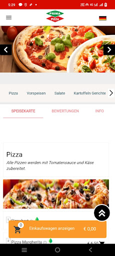 Prima Pizza Ebersberg Screen 2