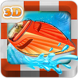 Racing Boat 3D Free icon
