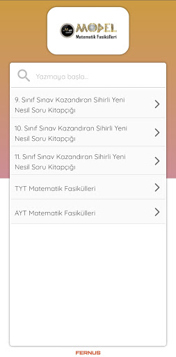 Android application Gür Model Çözüm Kalesi screenshort