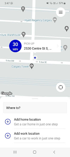 Associated Cabs Calgary Screen 2