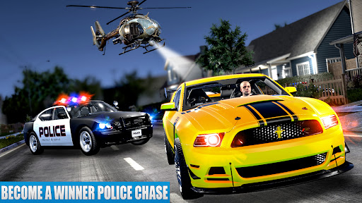 Android application US Police Car driving Chase 3D screenshort