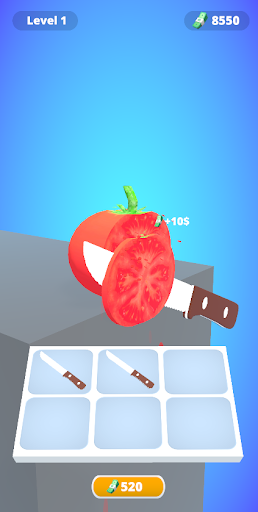 Android application Merge Knife 3D screenshort