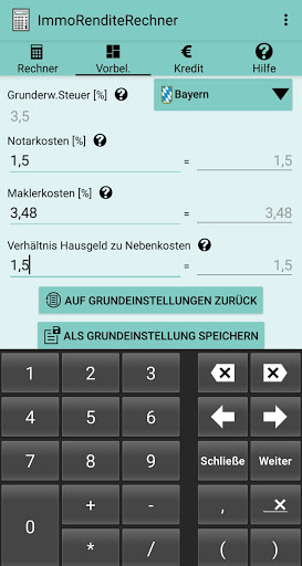 Renditerechner für Immobilien Screen 3