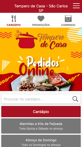 Tempero de Casa Screen 2