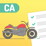 California DMV Motorcycle License knowledge test icon