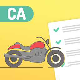 Icon image CA Motorcycle License DMV test