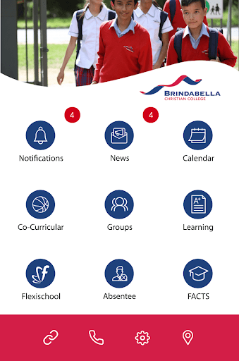 Android application Brindabella Christian College screenshort