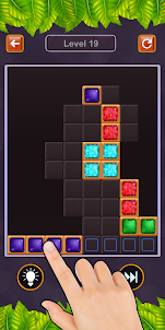 jogo de quebra-cabeça de bloco