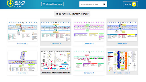 Food in Atlanta airport