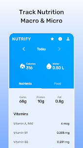 Nutrify - Nutrition Tracker
