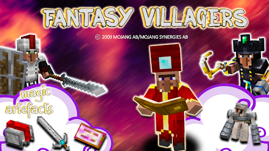 Fantasy Villagers Mod for MCPE