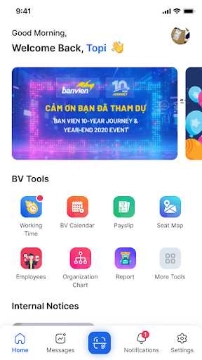 Android application MyBV screenshort