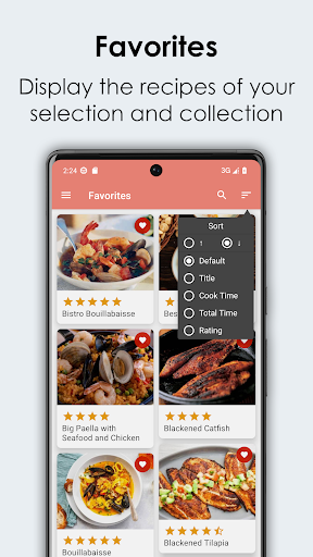 Seafood Recipes Cookbook Screen 2